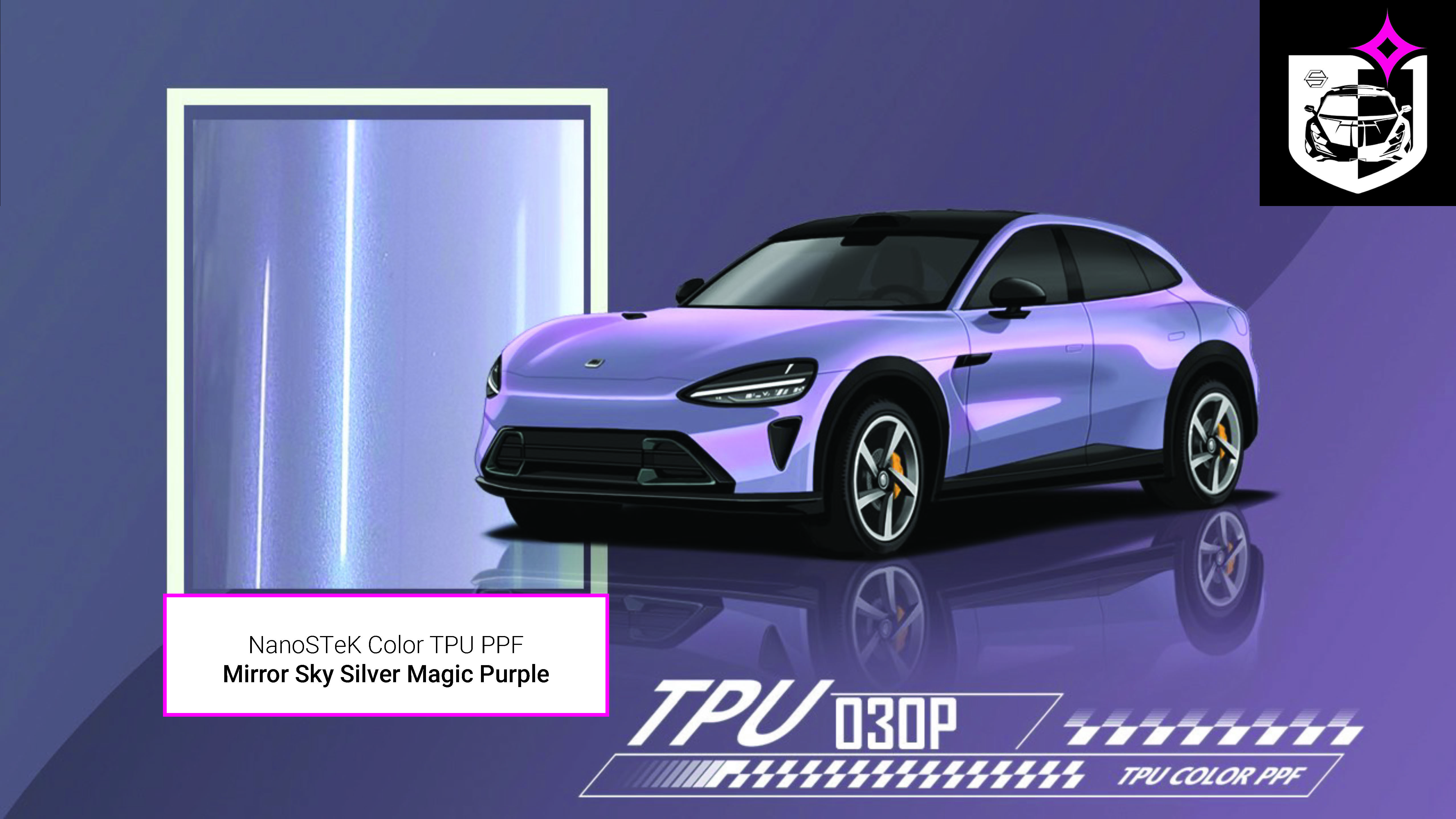 Mirror Sky Silver Magic Purple